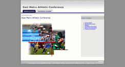 Desktop Screenshot of eastmetroathleticconference.org